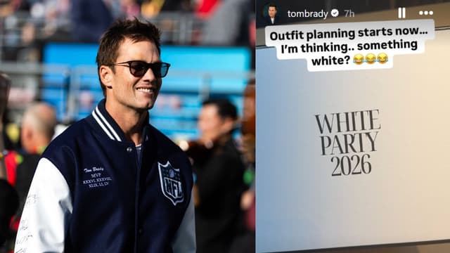 Tom Brady Candidly Kickstarts Outfit Planning for White Party 2026