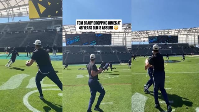 Tom Brady Drops Dimes at 48 as Fanatics Practice Video Goes Viral