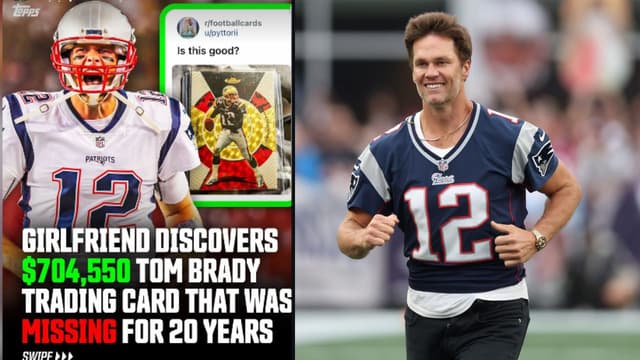 Tom Brady Jokes “Please Check the Garage” After Rare Card Sells for $704,550