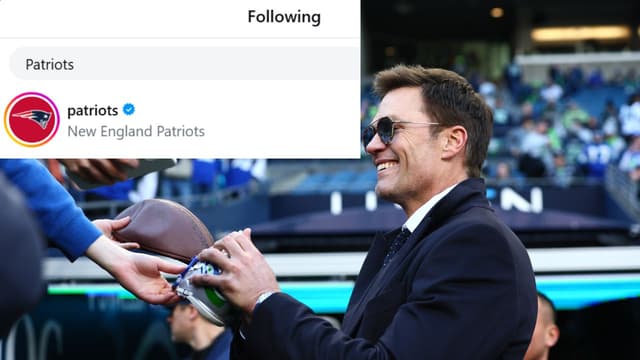 Tom Brady Follows Patriots Again, Remains Unfollowed to Drake Maye