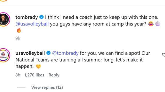 USA Volleyball Accepts Tom Brady’s Request For Coaching