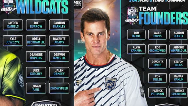 Tom Brady Set to Face Logan Paul as Teams Are Announced for Fanatics Flag Football