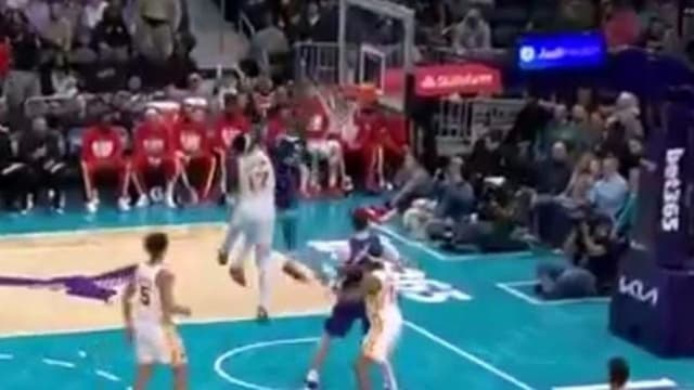 Brandon Miller Slams Home Poster Dunk All Over Onyeka Okongwu