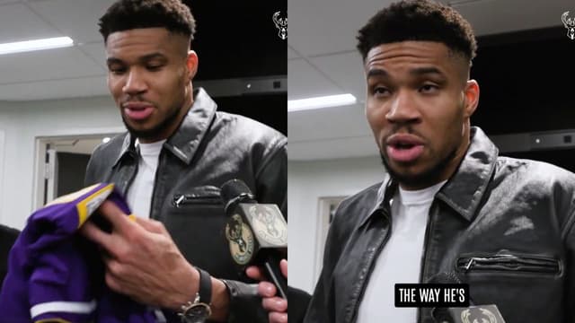 Giannis Antetokounmpo Shows Love to LeBron James After Win: “I Got His Jersey Tonight”