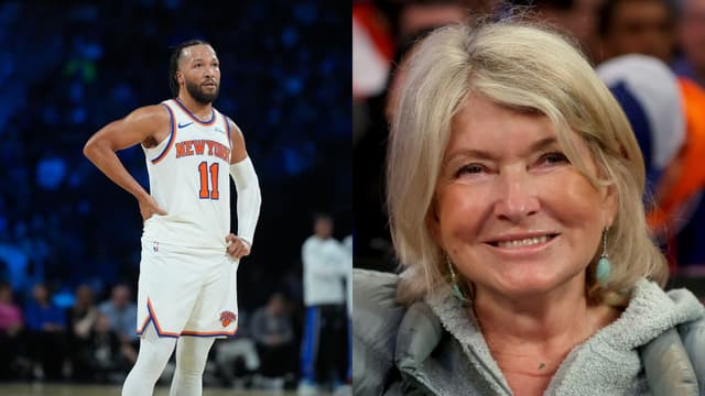 Martha Stewart Jokingly Talks About Jalen Brunson Breaking Her Toe During a Knicks Game