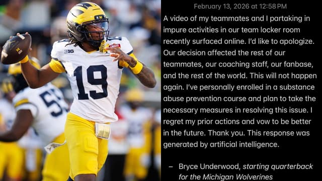 Bryce Underwood Issues Apology as Weed Video Goes Viral