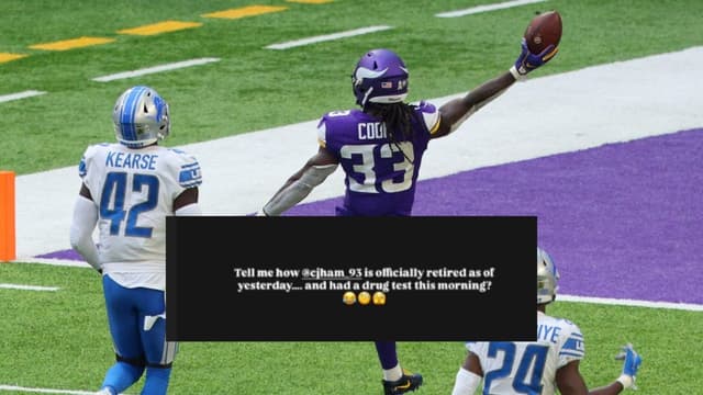 NFL Faces Flak for Sending Drug Test Notice to Retired C.J. Ham