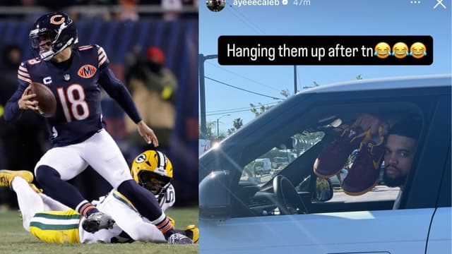 Caleb Williams Jokes He’s Retiring From Celebrity Basketball After NBA All-Star Weekend