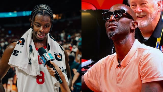 Kevin Garnett Shows Love to Caleb Wilson, Says He Came to Watch Him in Lakers vs. Bulls