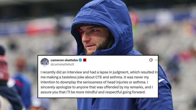 “I’ll Be More Mindful”: Cam Skattebo Issues Apology Over CTE Joke