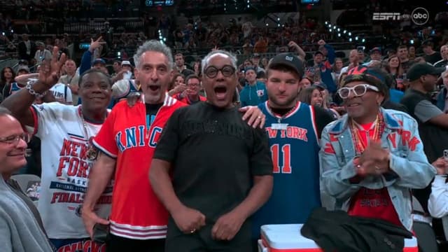 Cam Skattebo Attends Knicks-Spurs Game 5, Jaxson Dart Skips NBA Finals
