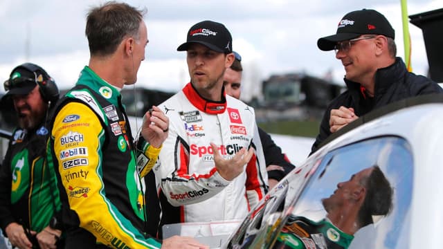 Denny Hamlin Says Relationship With Kevin Harvick Has Improved Over the Years