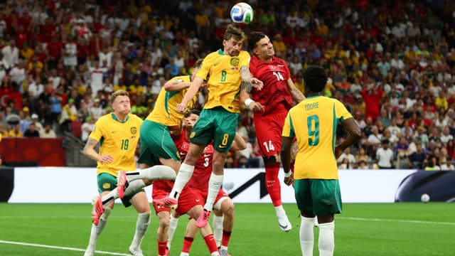 Australia Hold Firm Against Turkiye Pressure to Win 2-0 for Crucial Three Points