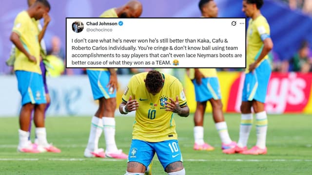 Chad Johnson Claims Neymar Is Better Than Kaká, Cafu, and Roberto Carlos 