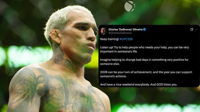Charles Oliveira Urges Fans to Help Others Ahead of UFC 326 Showdown