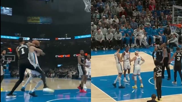 Victor Wembanyama Celebrates Chet Holmgren's Missed FTs After Being Baited Into a Foul