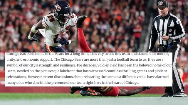 Bears Fans Start Petition to Keep Chicago as Home Stadium Site