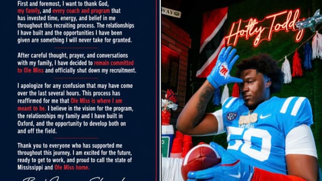 Ben’Jarvius Shumaker Flips Back to Ole Miss Hours After Colorado Commitment 