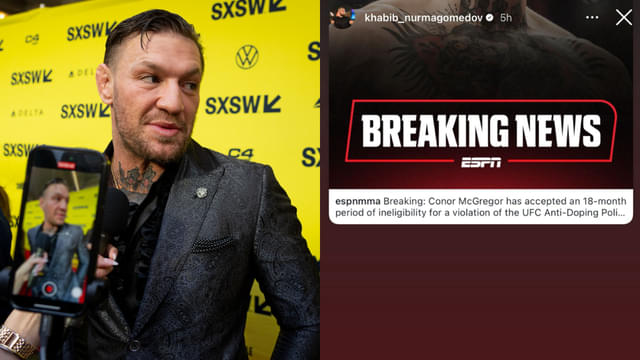 Khabib Nurmagomedov Trolls Conor McGregor After Suspension for UFC Anti-Doping Violation