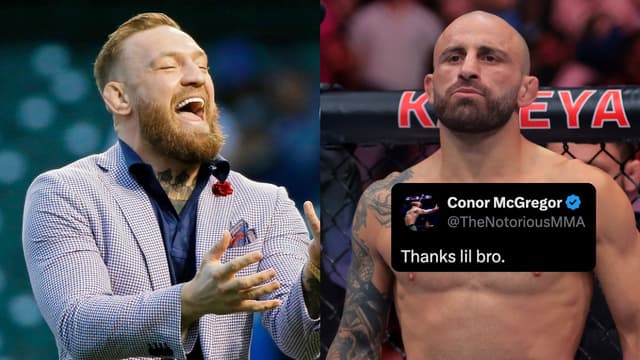 Conor McGregor Appreciates Alexander Volkanovski’s White House Card Endorsement