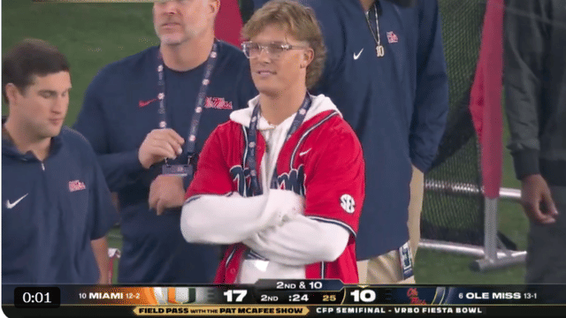 Fiesta Bowl Broadcast Catches Jaxson Dart on Next Coach Talk