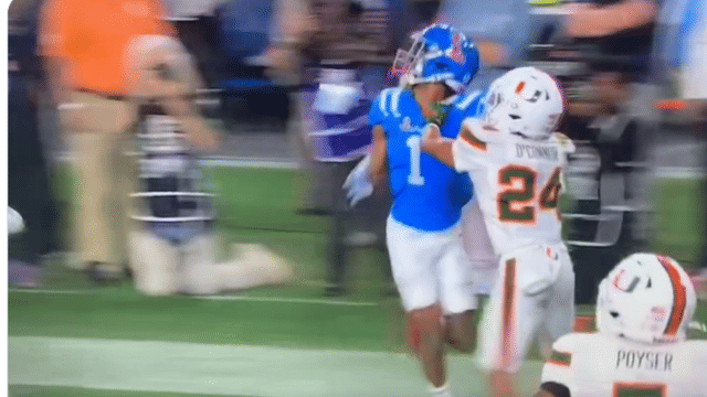 Ole Miss’ Final Play Ends in Pass Interference Debate as Miami Lifts Fiesta Bowl Trophy