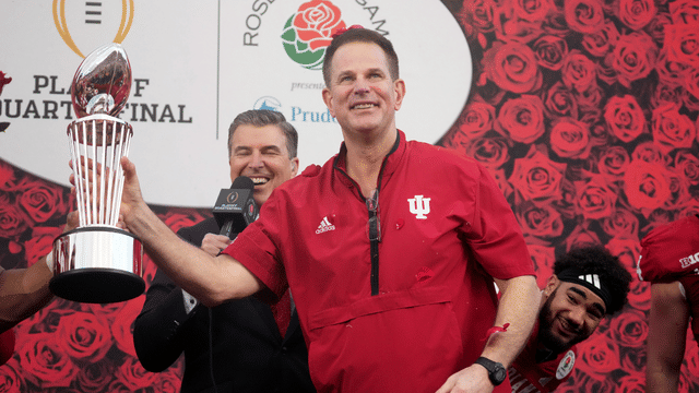 Watch: Curt Cignetti Praises Indiana’s Identity After 38-3 Rose Bowl Win