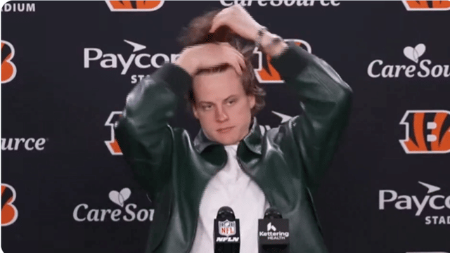 Joe Burrow Can’t Stop Fixing His Hair During Viral Postgame Presser