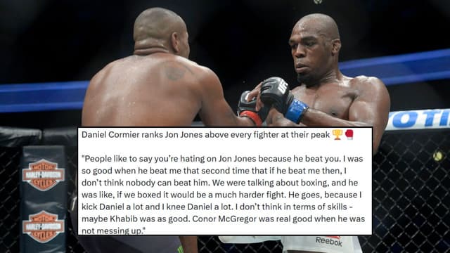 Daniel Cormier Calls Jon Jones the Best Ever