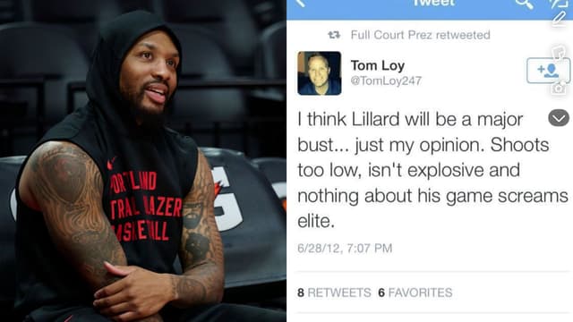 Damian Lillard Digs Up Old Tweet Calling Him “A Major Bust”