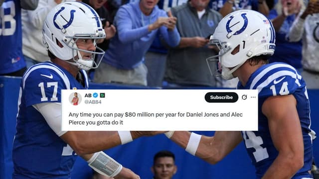 Antonio Brown Voices Support for Colts’ $88M Daniel Jones Decision