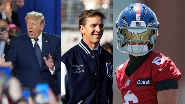 Jaxson Dart Receives Eli Manning’s Support on Donald Trump’s Introduction