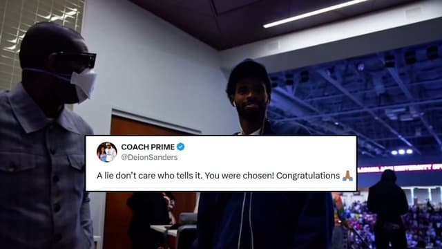 Deion Sanders Responds to Fan Questioning His Face Mask Appearance 