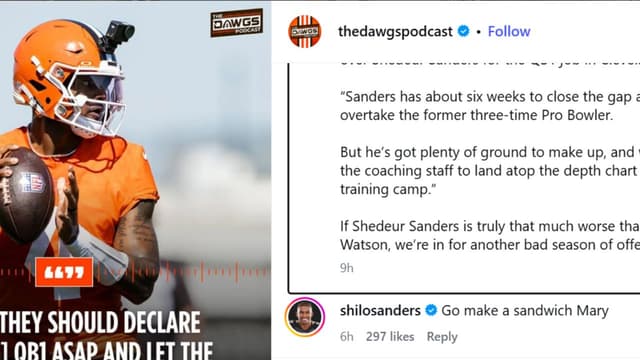 “Go Make a Sandwich”: Shilo Sanders Attacks Mary Kay Cabot Over Browns QB1 Take