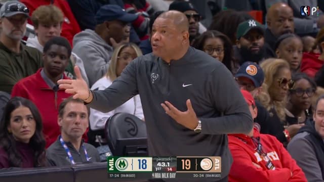 Austin Rivers Trolls Dad Doc Rivers' As Bucks Coach Lets Refs Have It Early vs Hawks