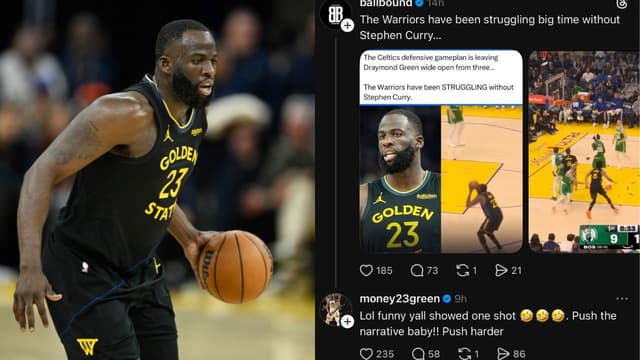 Draymond Green Mocks “Struggling Without Curry” Agenda With Only His Missed Shot Clip