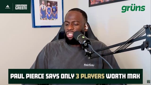 Draymond Green Calls Paul Pierce’s “Only Three Guys Deserve Max Contract” Take Ridiculous