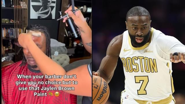 Dwight Howard Teases Jaylen Brown Over Spray-On Hairline