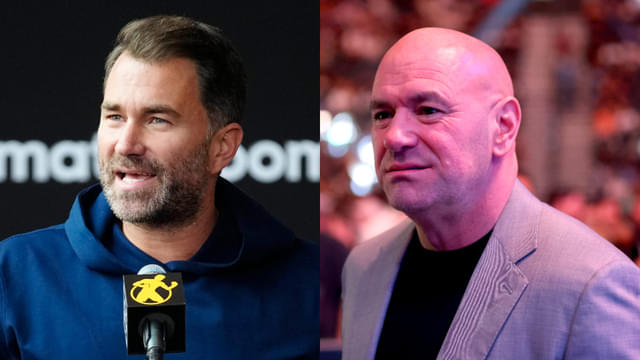 UFC Boss Dana White Fires Back at Eddie Hearn: “He Sounds Like He’s Reading a WWE Script”