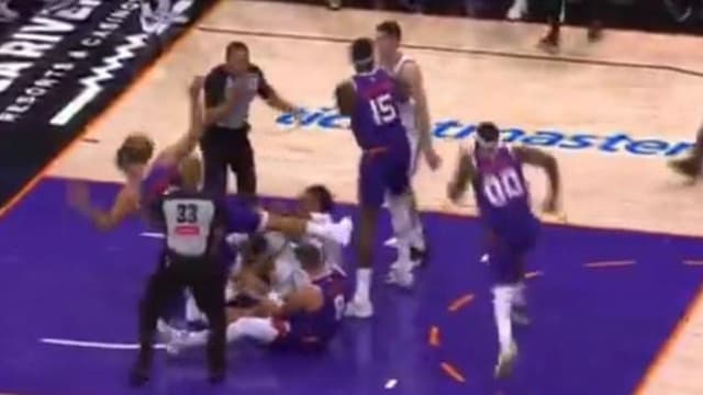 Scuffle Breaks Out in Nets-Suns Game as Egor Demin Shoves Dillon Brooks