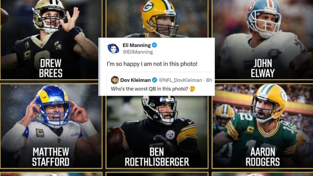 Eli Manning Subtly Roasts Dov Kleiman Over “Worst QB” Photo