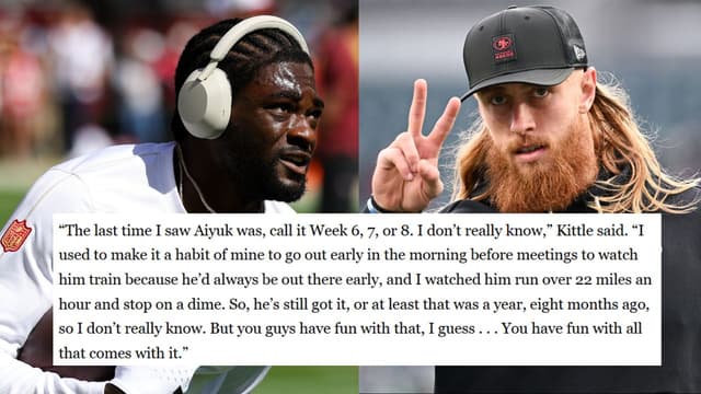 George Kittle Sends Warning to Teams Interested in Brandon Aiyuk