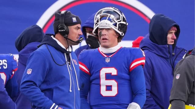 Interim HC Mike Kafka Weighs In on Whether Jaxson Dart Is the Giants’ Franchise QB