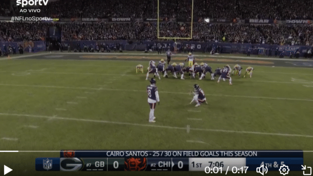 Watch: Bears Grind Early, Take 3–0 Lead on Long Opening Drive vs Packers