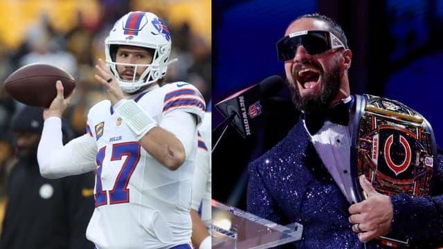 Bears Fan Seth Rollins Picks Bills as Super Bowl Team Over Patriots and Broncos