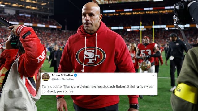 Titans Lock in Robert Saleh With Five-Year Deal