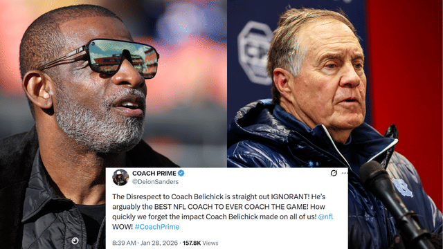 Deion Sanders: “Disrespect to Coach Belichick Is Straight Out Ignorant”