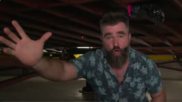 Jason Kelce Goes Full Engineer Underneath TGL Green