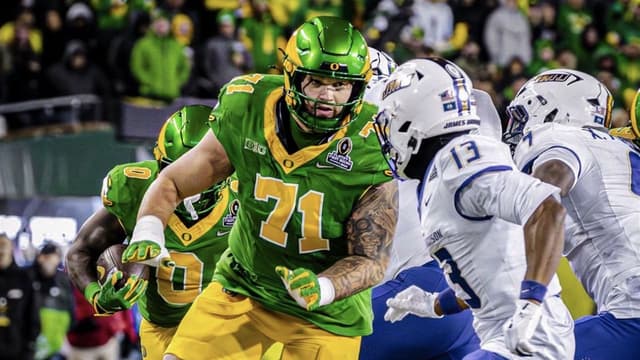 Oregon OL Alex Harkey Drawing Strong NFL Interest Ahead of Pro Day