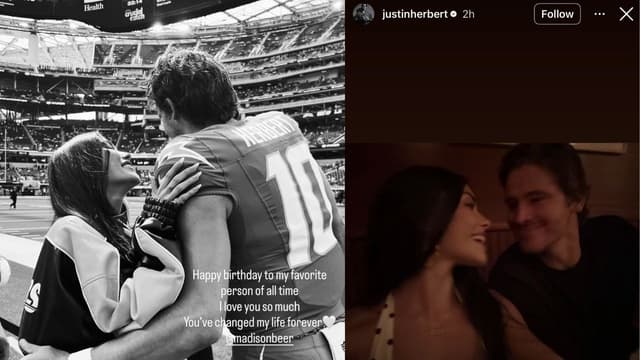 Justin Herbert Sends Heartfelt Birthday Message To Madison Beer